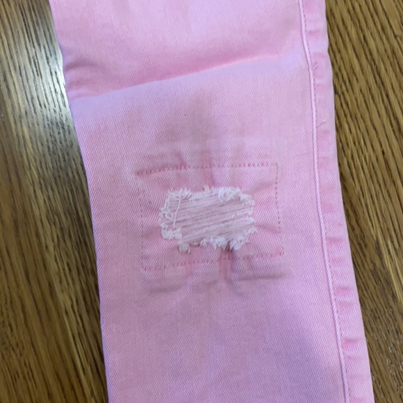 2 pairs abercrombie kids white and pink jeans - Picture 8 of 11